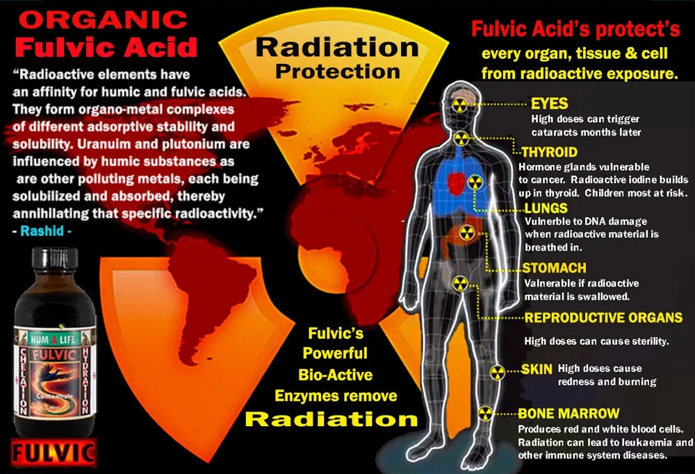 Bio - Remediation of Radiation with Fulvic Acid